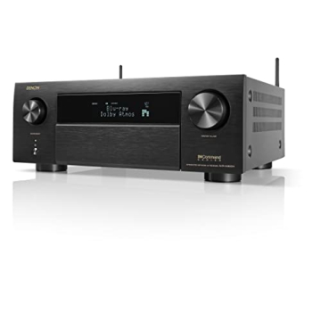 8K UHD Denon AVR-X4800H Receiver with Bluetooth and Wi-Fi