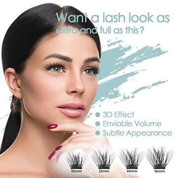 DIY Eyelash Extension Set for Stunning 3D Looks