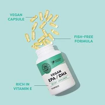 Vimergy EPA/DHA – Promotes Brain & Eye Health* – Supports Joints & Cardiovascular Health* – Kosher, Vegan & Gluten-Free – 90 Capsules