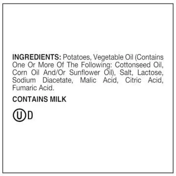 Utz Salt & Vinegar 1 oz. Bags, 42 Count Crispy Fresh Potato Chips, Crunchy Individual Snacks to Go, Cholesterol, Trans-Fat & Gluten Free