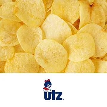 Utz Salt & Vinegar 1 oz. Bags, 42 Count Crispy Fresh Potato Chips, Crunchy Individual Snacks to Go, Cholesterol, Trans-Fat & Gluten Free
