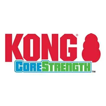 KONG CoreStrength Ball - Dog Dental Chew Toy - Durable, Multi-Layered Dog Toy for Enrichment Play & Dental Care - with Textured Body for Teeth Cleaning - for Large Dogs