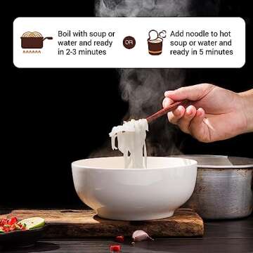 Soupmate Organic Instant Rice Noodles, Vegan & Gluten-Free