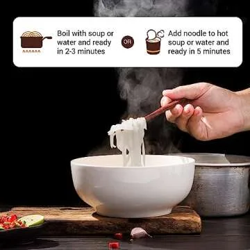 Soupmate Organic Instant Rice Noodles, Vegan & Gluten-Free