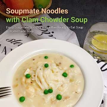 Soupmate Organic Instant Rice Noodles, Vegan & Gluten-Free