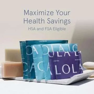 LOLA Ultra Thin Organic Panty Liners - 56 Count