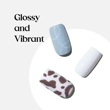 Beetles White Gel Nail Polish-15ml Milky White Gel Polish Milkshake Neutral Gel Nail Polish Soak Off UV/LED Nail Lamp Nail Art Manicure Salon DIY Home Gift for Women Girls