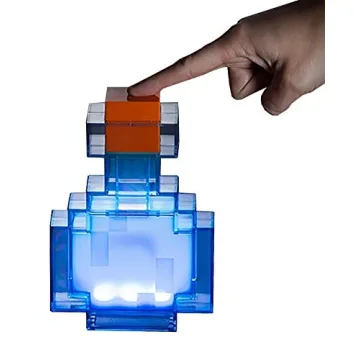Minecraft Potion Bottle LED Lamp - Color Changing Night Light