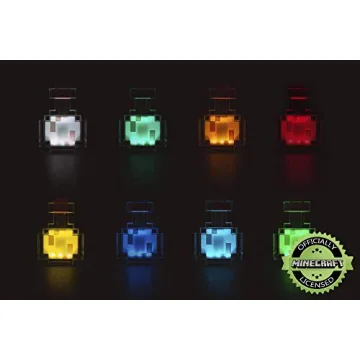 Minecraft Potion Bottle LED Lamp - Color Changing Night Light