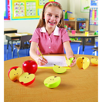 Magnetic Apple Fractions by Learning Resources - Fun Learning Toy