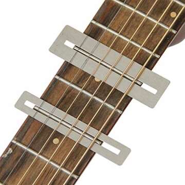 2 Set Guitar Fingerboard Guards, Stainless Steel Guitar Fingerboard Protector, Luthier Tool, Fretboard Protector