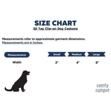 Adorable ComfyCamper Dog Halloween Collar Tag for All Pets