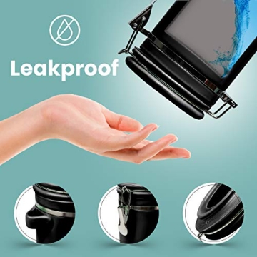 Stylish 4-Piece Airtight Ceramic Canisters Set for Kitchen