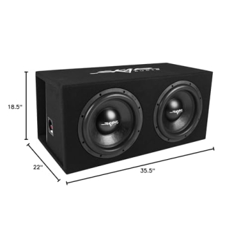 Skar Audio Dual 12" SVR Series 3200W Subwoofer Enclosure