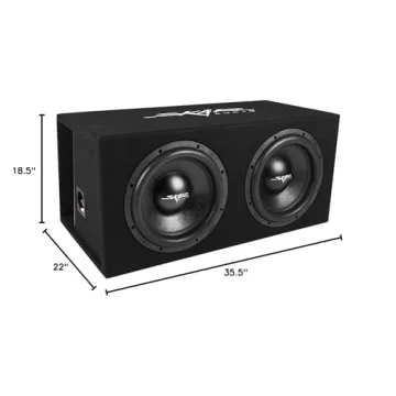 Skar Audio Dual 12" SVR Series 3200W Subwoofer Enclosure