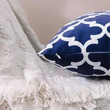 Happy Fall Scary Face Pumpkin Halloween Orange Throw Pillow Covers Decorative 18x18 Inch Pillowcase Square Cushion Cases for Home Sofa Bedroom Livingroom