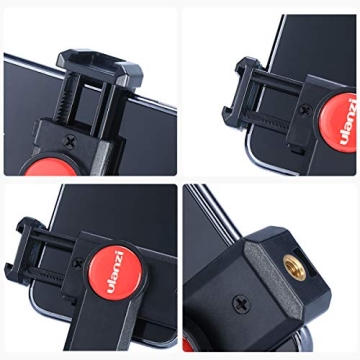 ST-06 360° Phone Tripod Mount with Cold Shoe for Cameras