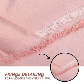 Folkulture 12-Piece Pink Cloth Napkins Set for Easter