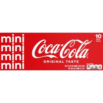 Coke Mini-Can 10 Pack - Perfect for Any Occasion