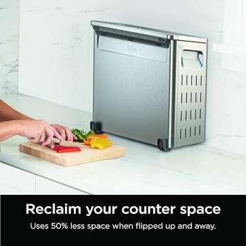 Ninja Flip Toaster Oven & Air Fryer: Compact & Versatile