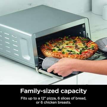 Ninja Flip Toaster Oven & Air Fryer: Compact & Versatile