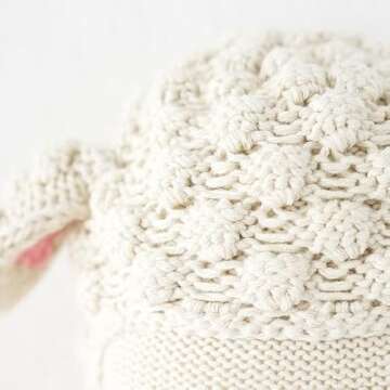 Cuddle + Kind Pastel Lucy The Lamb Hand-Knit Doll - 10 Meals Provided