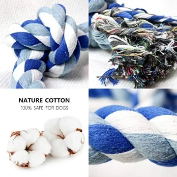Durable GDKASRNY Dog Rope Toy for Aggressive Chewers