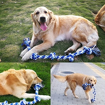 Durable GDKASRNY Dog Rope Toy for Aggressive Chewers