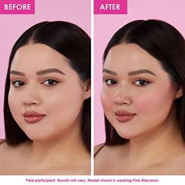 GrandePOP Plumping Liquid Blush in Pink Macaron