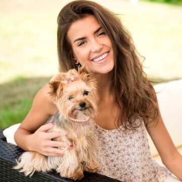 2Pcs Dog Cat Pearl Collar Necklace, Diamond Dog Pearls Necklace, Small Dog Collars for Female Dogs, Dog Accessories for Small Dogs, Collar Necklace with Rhinestone Bone, Puppy Dogs Accessories