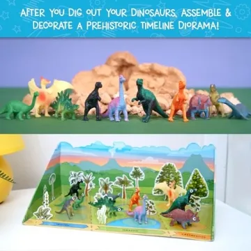 Dino DIG & Diorama Kit for Kids - STEM Excavation Fun