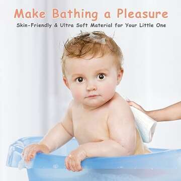 AIDEA Soft Baby Burp Cloths, Absorbent Cotton Towels