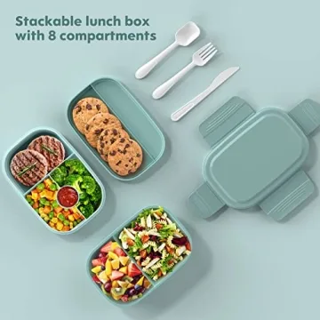HOMETALL Stackable Adult Lunch Box for Work and Picnics