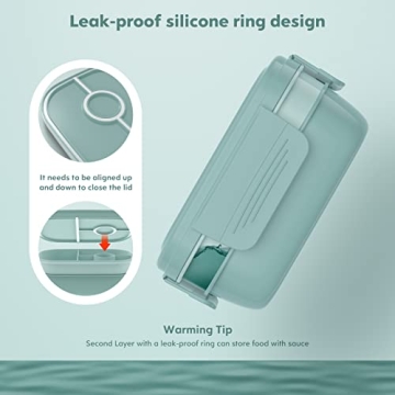 HOMETALL Stackable Adult Lunch Box for Work and Picnics