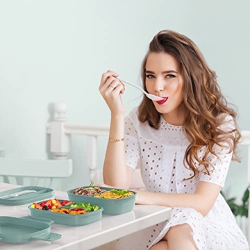 HOMETALL Stackable Adult Lunch Box for Work and Picnics