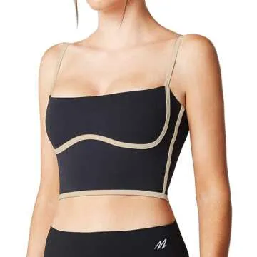 Versatile Sports Bra for Comfort and Style - Black