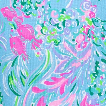 Lilly Pulitzer Keychain Initial Charm for Women - Best Fishes