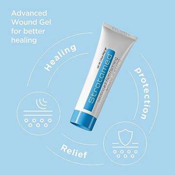 Stratamed Advanced Film-Forming Wound Dressing | Forms a Flexible Protective Layer Over Open Wounds & Damaged Skin | for Faster Healing and Early Abnormal Scar Management | 5g (0.17oz)