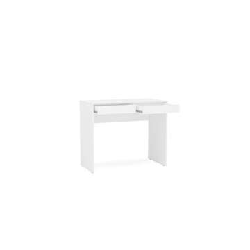 Polifurniture Tijuca Two Drawer Compact Student Desk, White