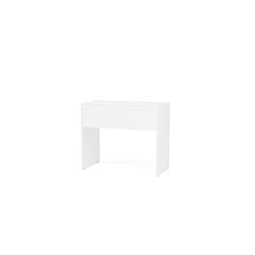 Polifurniture Tijuca Two Drawer Compact Student Desk, White