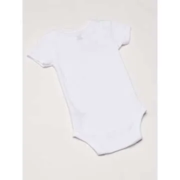 Gerber Baby 5-Pack Solid Onesies for Newborns | Pristine White