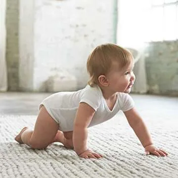 Gerber Baby 5-Pack Solid Onesies for Newborns | Pristine White