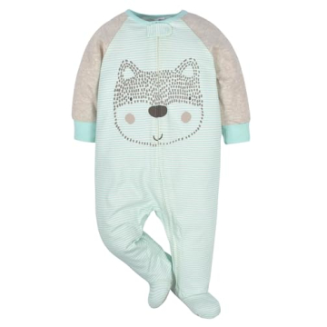 Gerber Baby Boys Aqua Fox Sleep 'N Play - Preemie