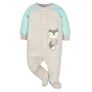 Gerber Baby Boys Aqua Fox Sleep 'N Play - Preemie