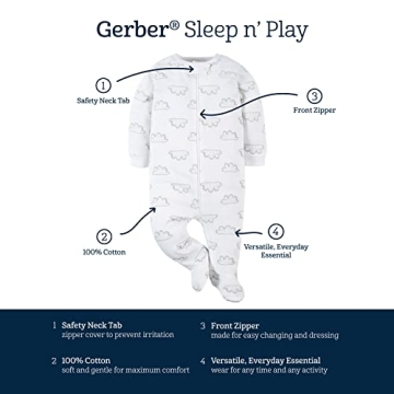 Gerber Baby Boys Aqua Fox Sleep 'N Play - Preemie