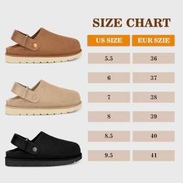 CLOVALUB Clogs for Women Slippers Slip on Shoes Women Slippers Clog Sandals Women's Mules & Clogs Antislip Clogs Beige, 6
