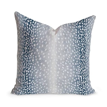 Antelope Pillow Cover Aqua Animal Print Pillow Cover Designer Pillow Home Decorative Pillow Farmhous...