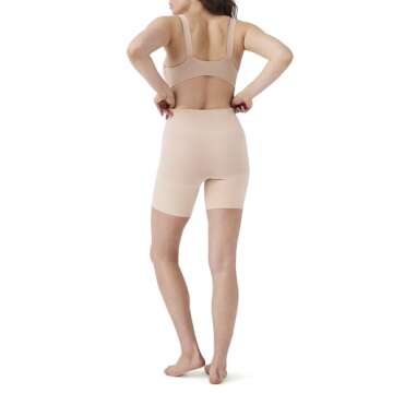 SPANX Seamless Power Short - Core Shapewear - Lightweight, All-Day Shaping - Comfortable Support - No Panty Lines - Body Shaper Shorts - Soft Nude X-Large