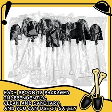 BBTO Construction Party Supplies Set Shovel Spoons Cups Toppers