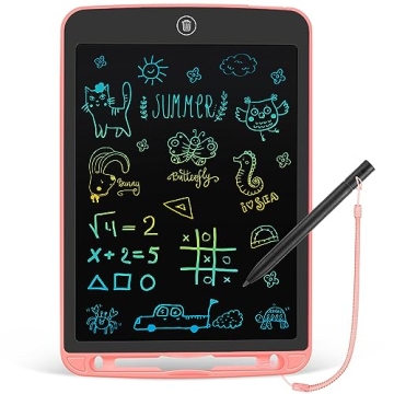 LCD Writing Tablet for Toddlers - 10" Colorful Learning Pad
